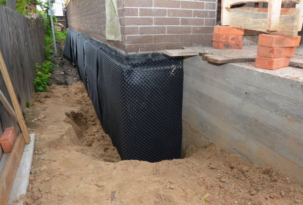 SJ Waterproofing Pros technician performing targeted Vapor Barrier Installation assessment in West Grove, PA